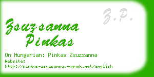 zsuzsanna pinkas business card